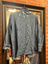 Load image into Gallery viewer, Denim the quacker factory Womens Jacket w/ stars, Large
