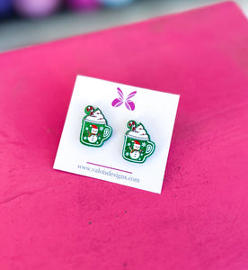 Christmas stud earrings