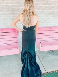 Black Sherri Hill womens formal dress, 8