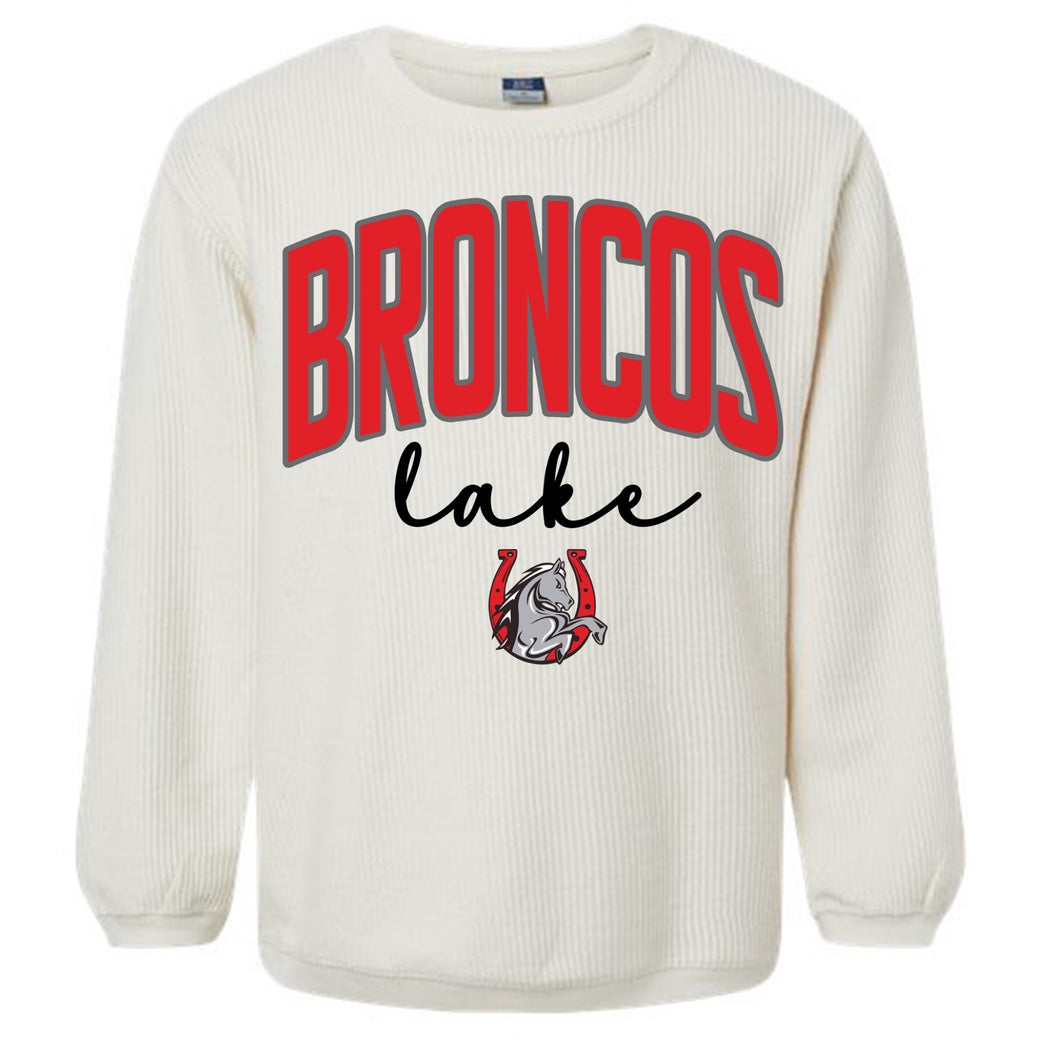 Broncos Arch Corded Sweater
