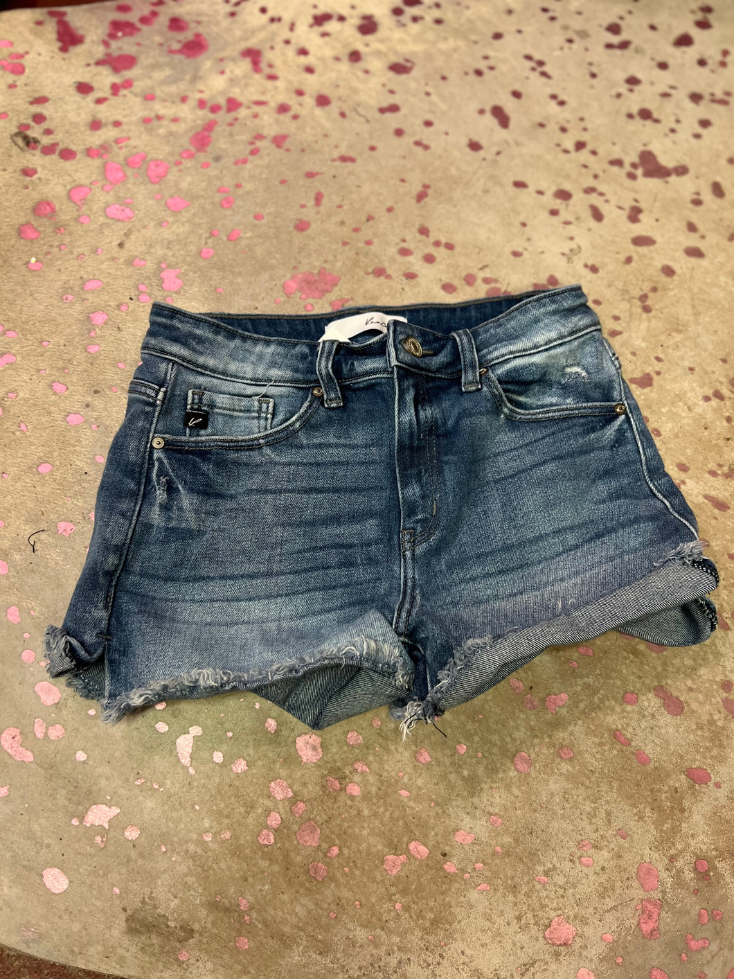 Denim KanCan Shorts, Medium