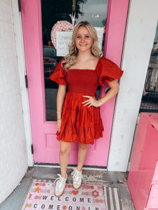 Ruffle babydoll dress