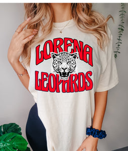 Lorena Leopards old school tee