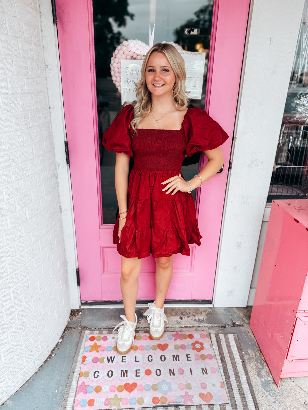 Ruffle babydoll dress