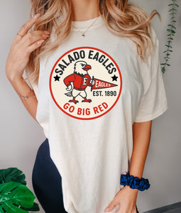 Salado Eagles Circle Retro design