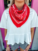 Load image into Gallery viewer, Silk bandana scarf
