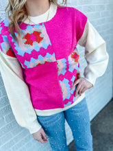 Load image into Gallery viewer, Pink Serape Sweater
