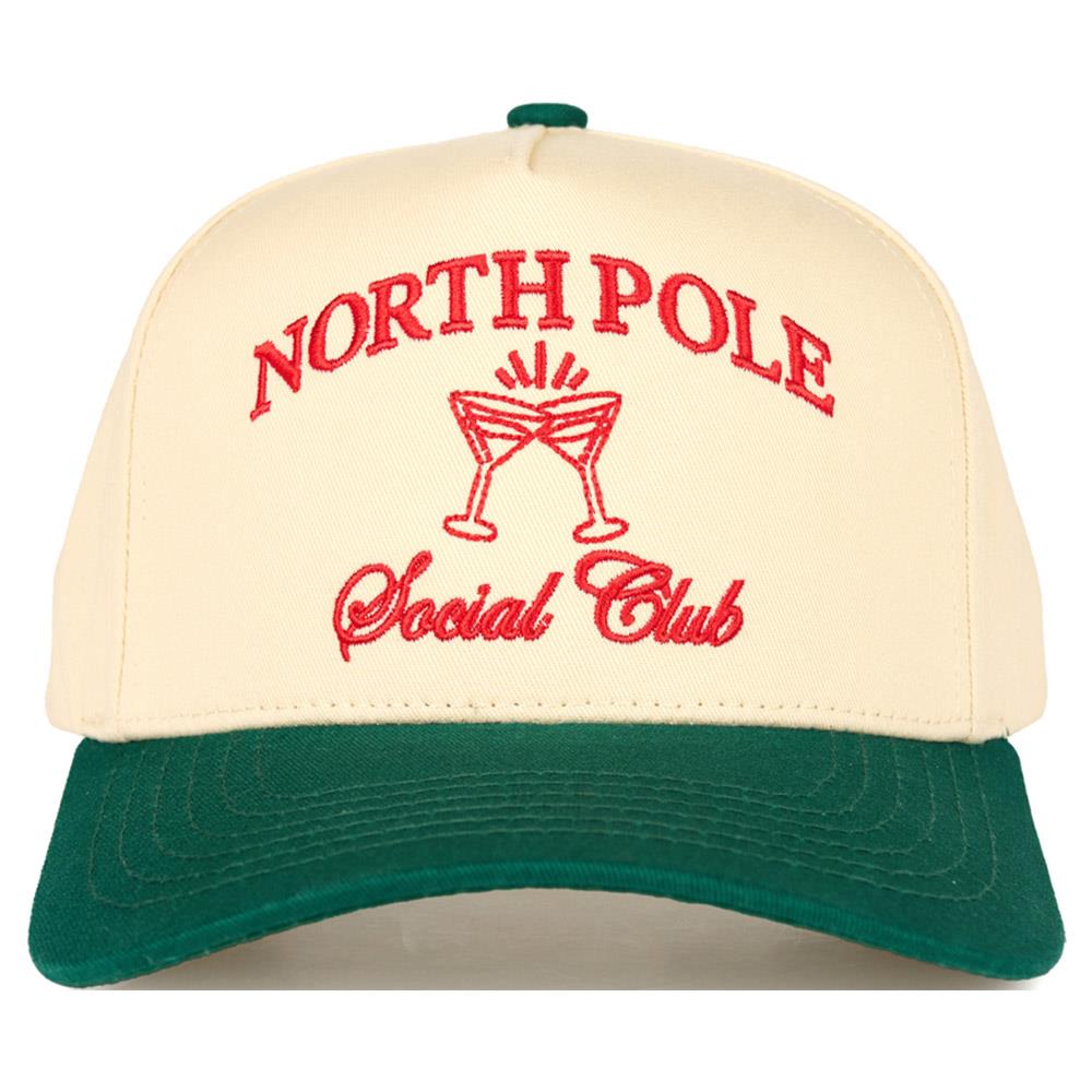 North Pole social club embroidered hat