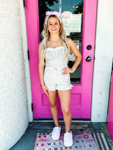 Load image into Gallery viewer, Vintage Floral Eyelet Lace Cami &amp; Shorts Set
