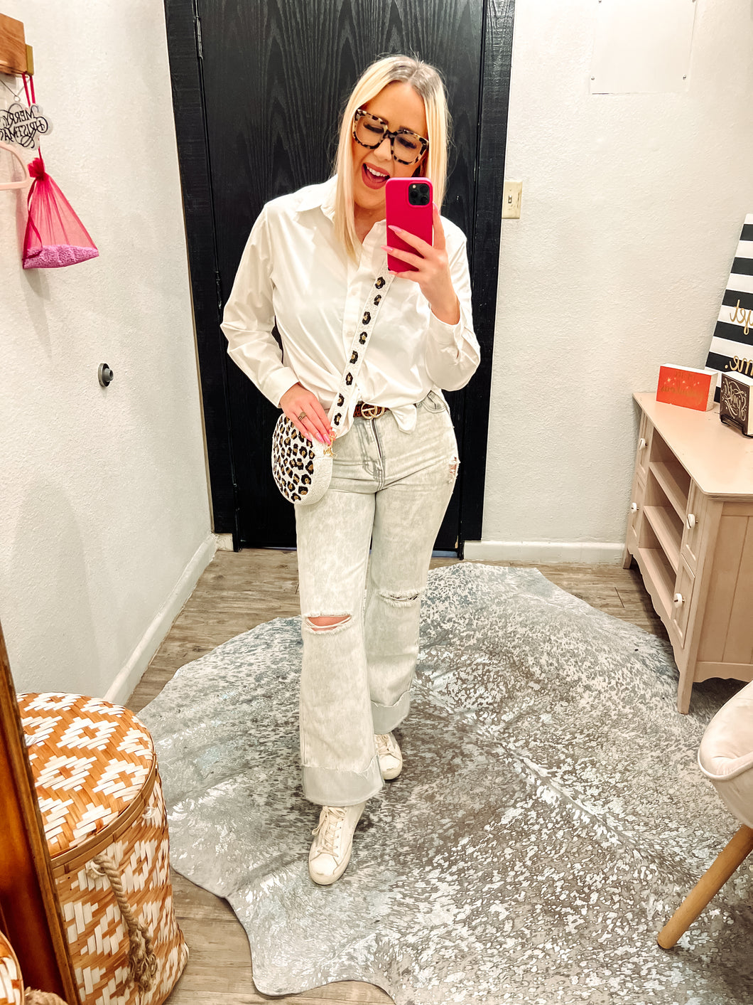 Perfect White button up