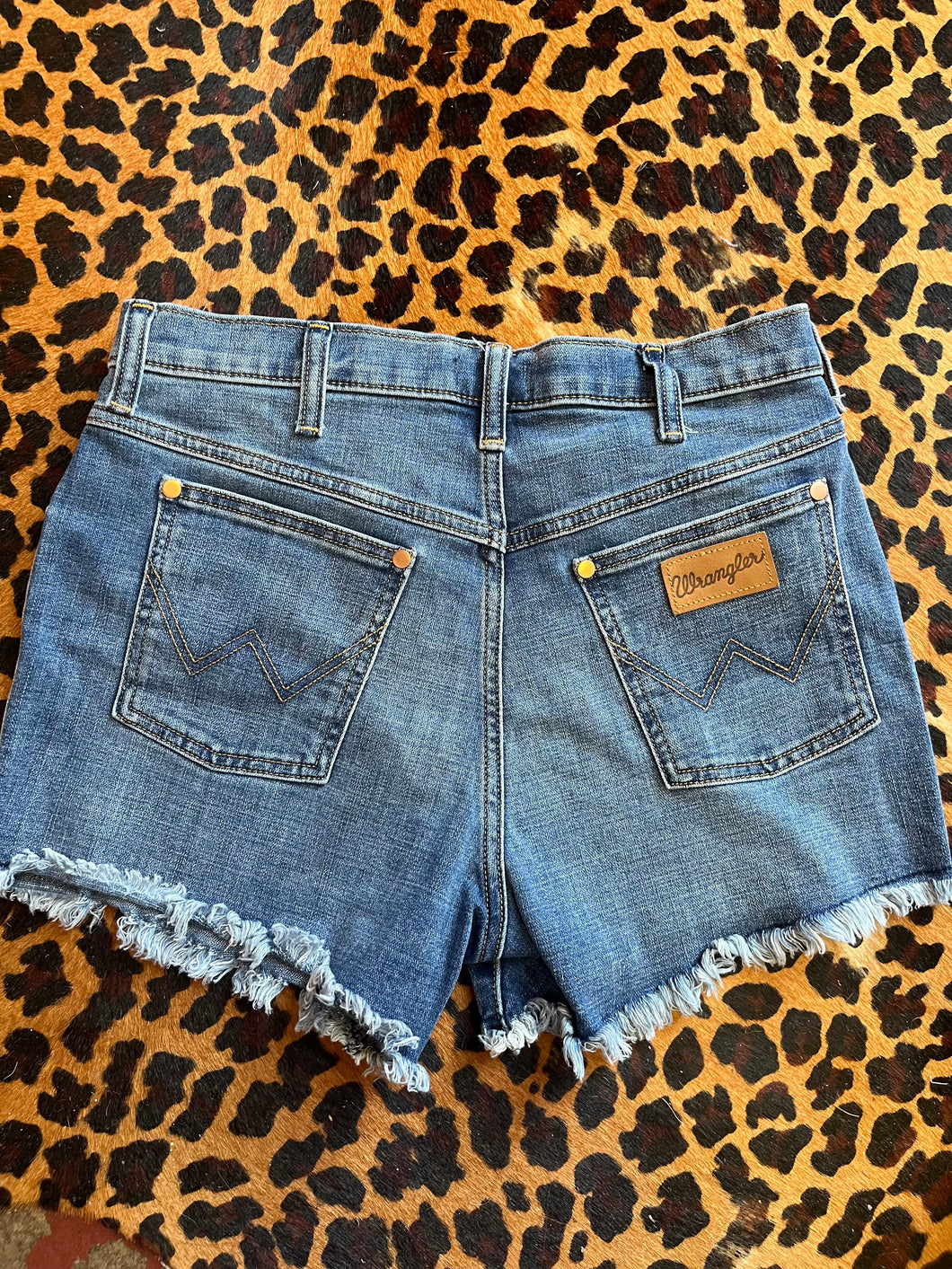 Denim Wrangler Shorts, 29