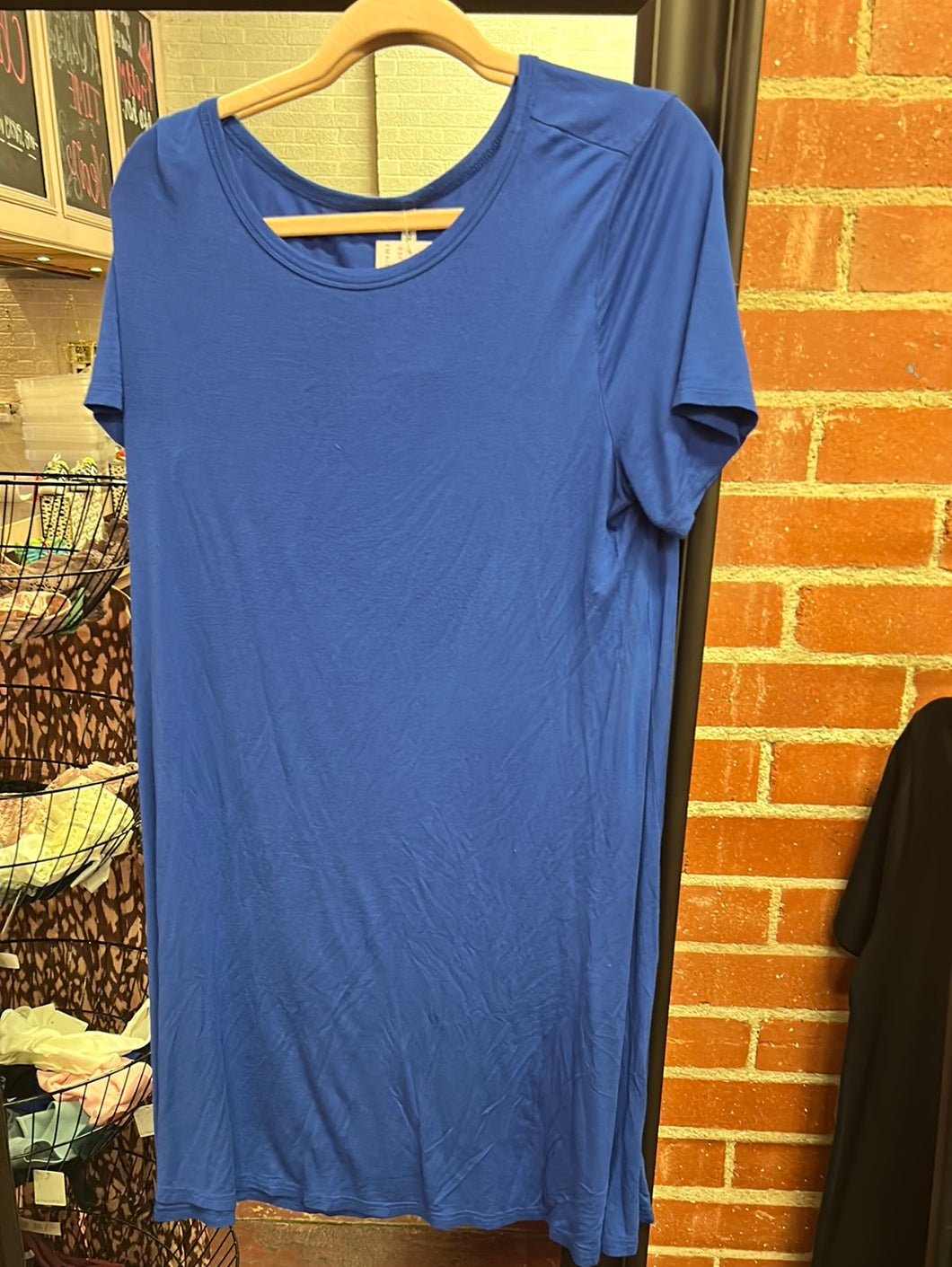 Blue pop young Womens Dress, XL