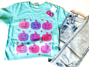 Colorful Pumpkin tee