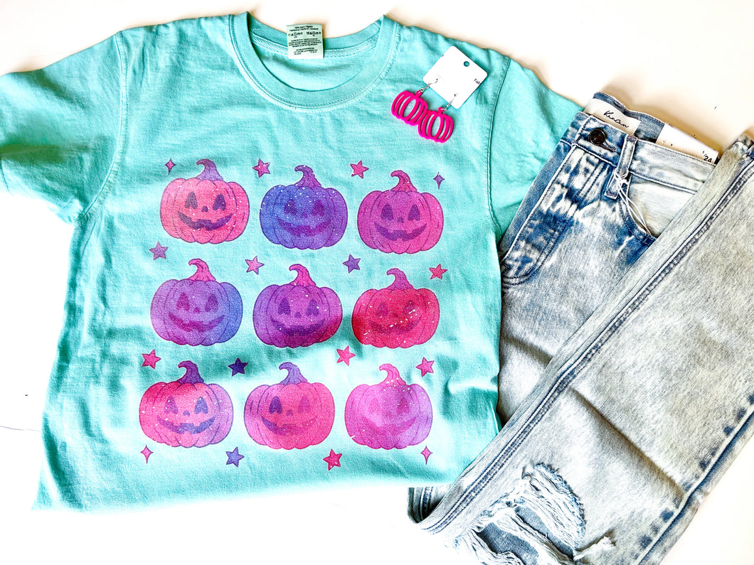 Colorful Pumpkin tee