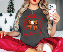 Load image into Gallery viewer, Eagles basketball bow coquette
