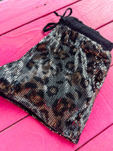 Load image into Gallery viewer, Leopard sequin shorts
