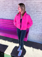 Load image into Gallery viewer, Corduroy puffer jacket
