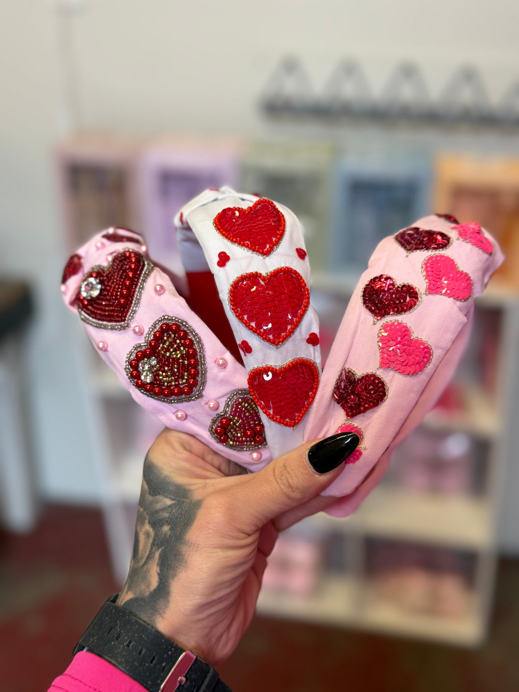 Valentines headbands