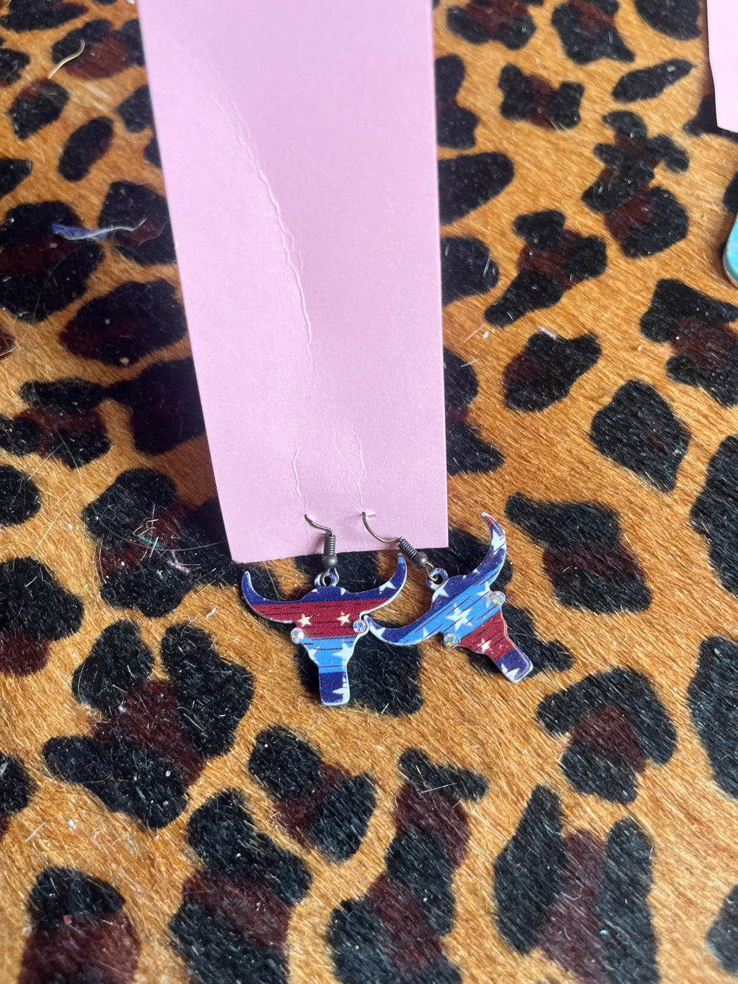 texas horns Pink Bulldog jewelry