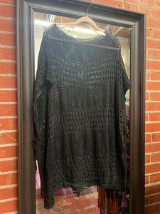 Black Pink Bulldog coverup, Large