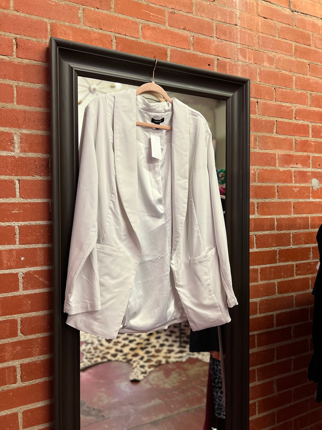 White Torrid Blazer, 2XL