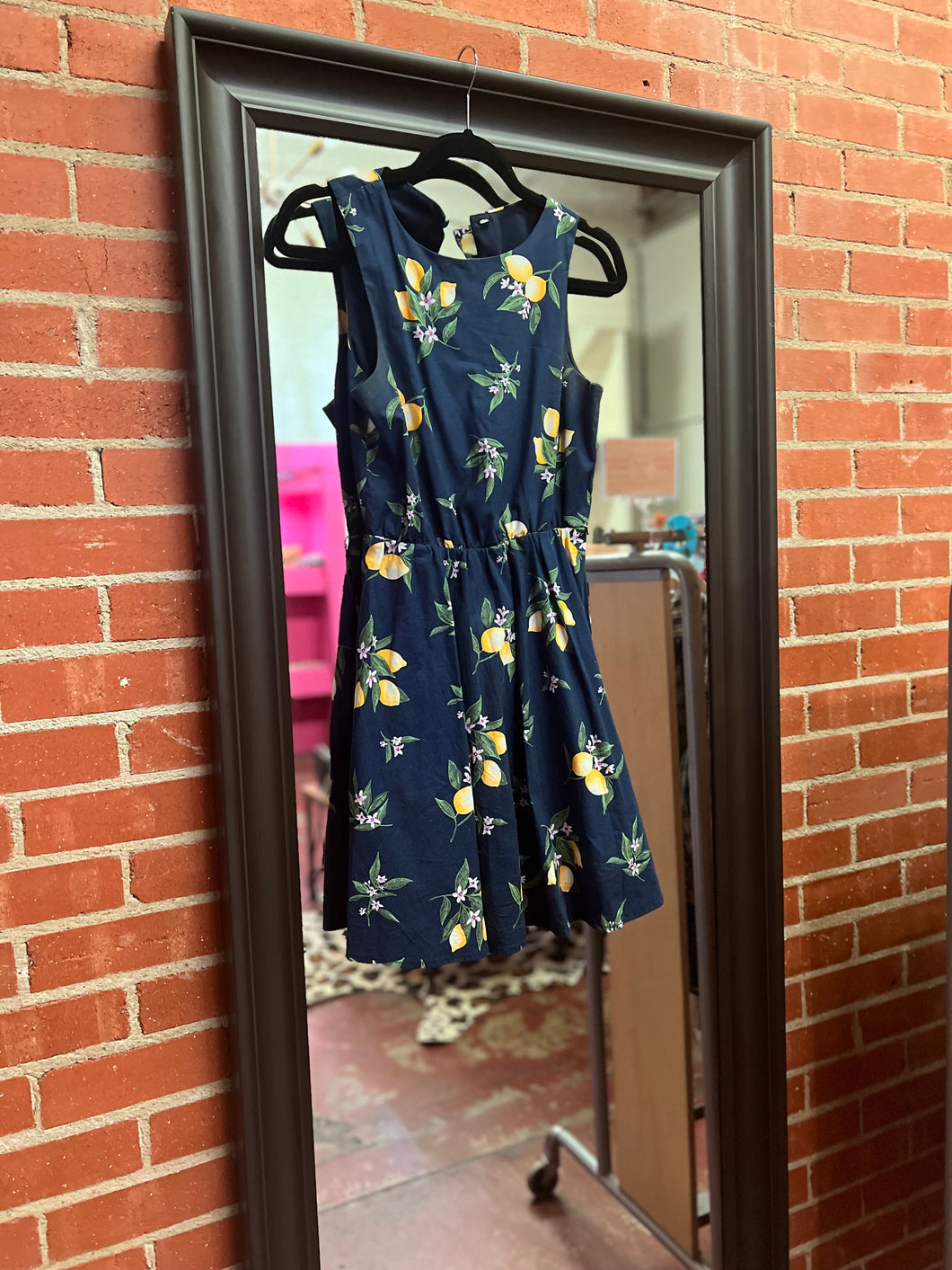 lemon Alice Blue Womens Dress, Small