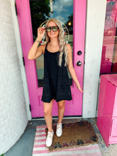 Load image into Gallery viewer, Mineral Washed Knit Mini Dress With Shorts Inside

