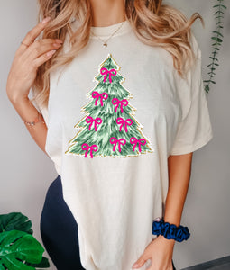 Christmas tree bows