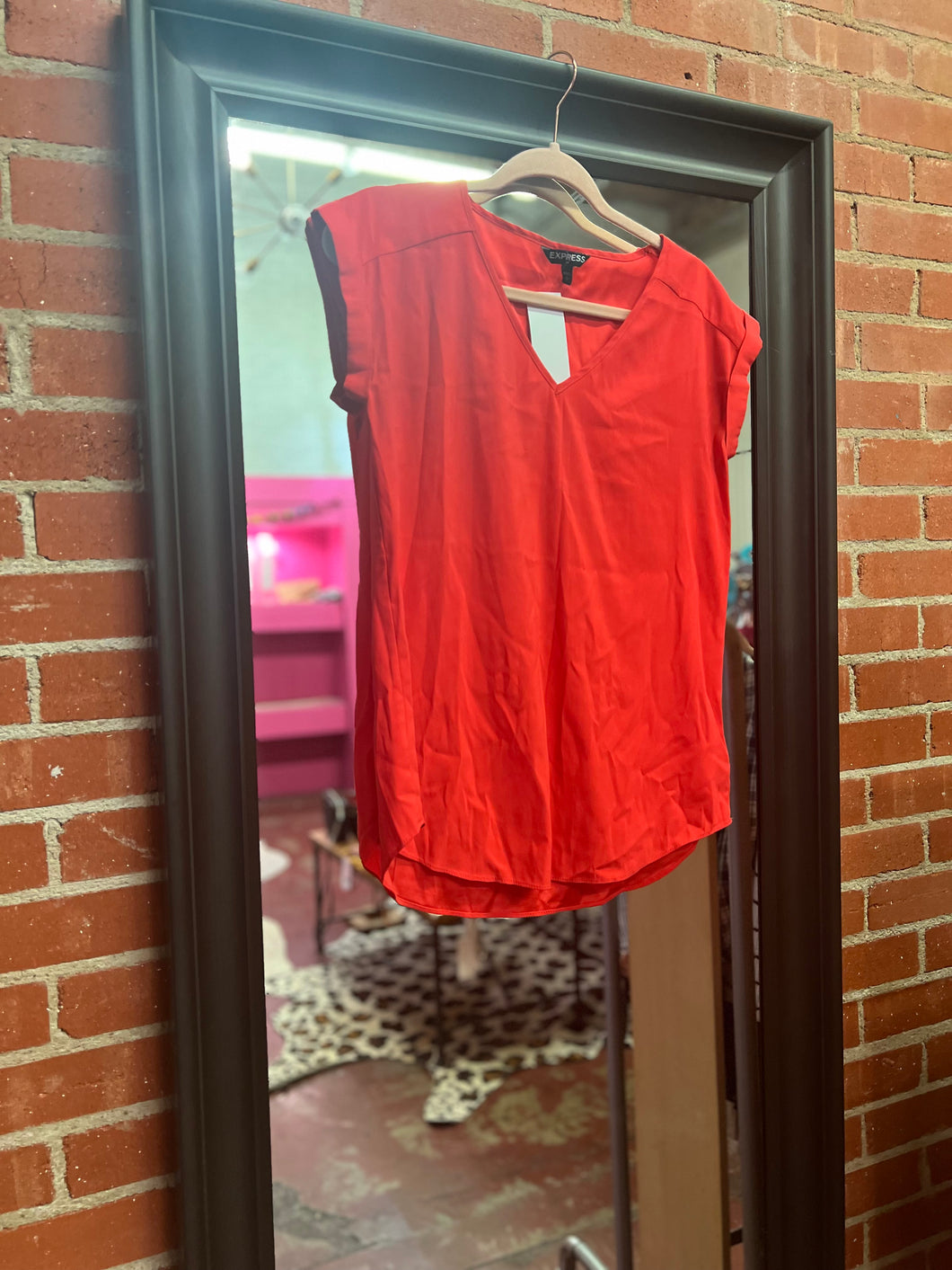 Orange Express Womens Top, Small