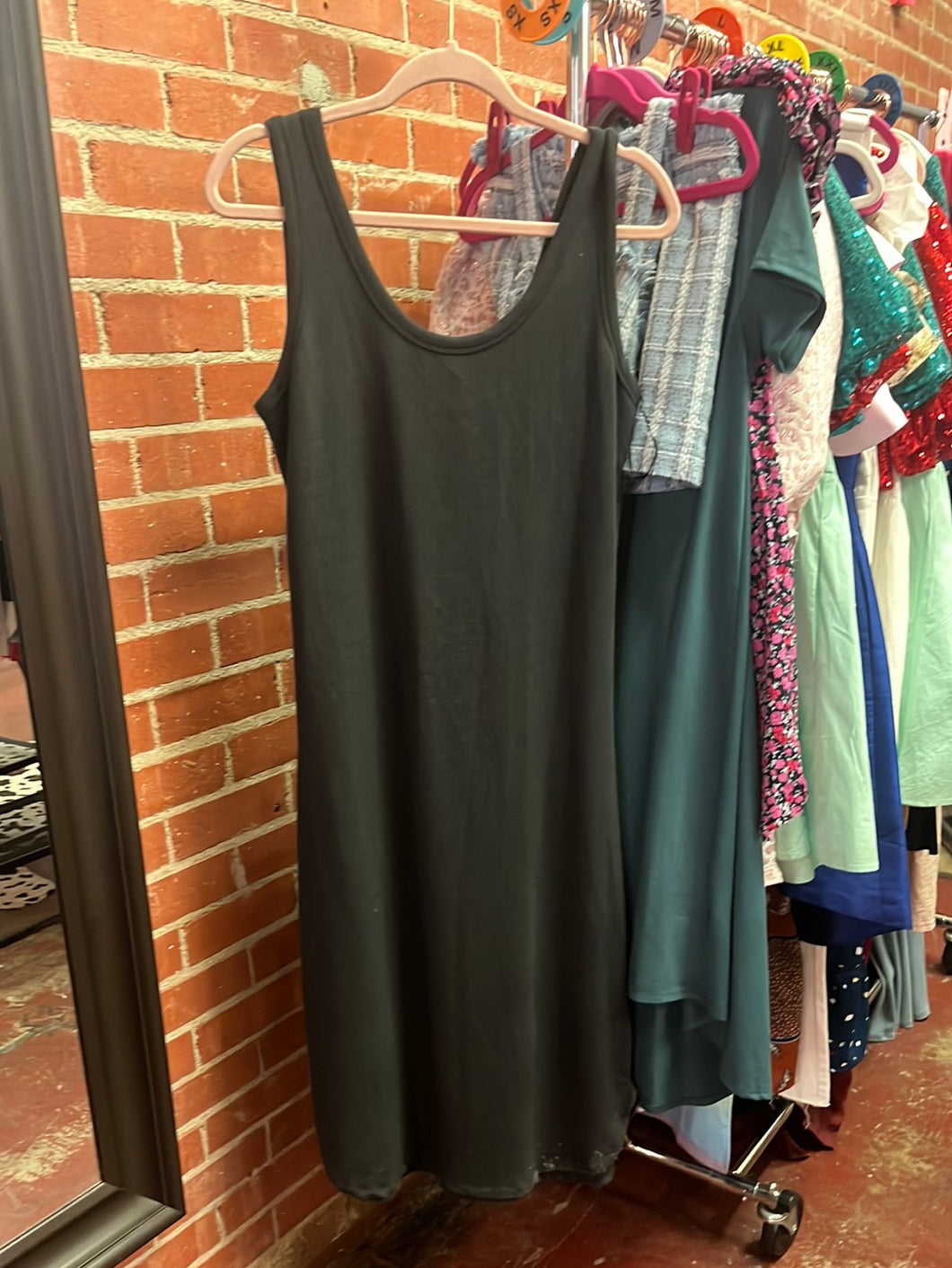 Gray Time and Honey Womens Dress, Large