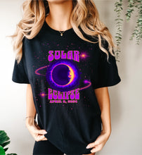 Load image into Gallery viewer, Solar Eclipse Tees- Neon Solar eclipse

