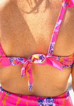 Load image into Gallery viewer, Pink Tiger two piece swim suit
