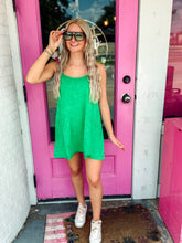 Load image into Gallery viewer, Mineral Washed Knit Mini Dress With Shorts Inside
