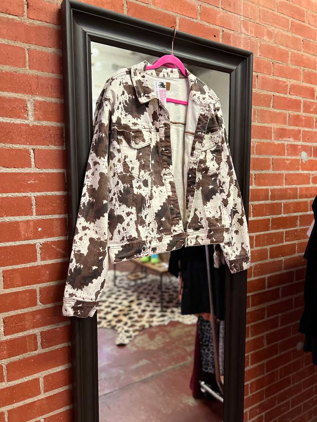 Cow print Judy Blue Womens Jacket, 3XL