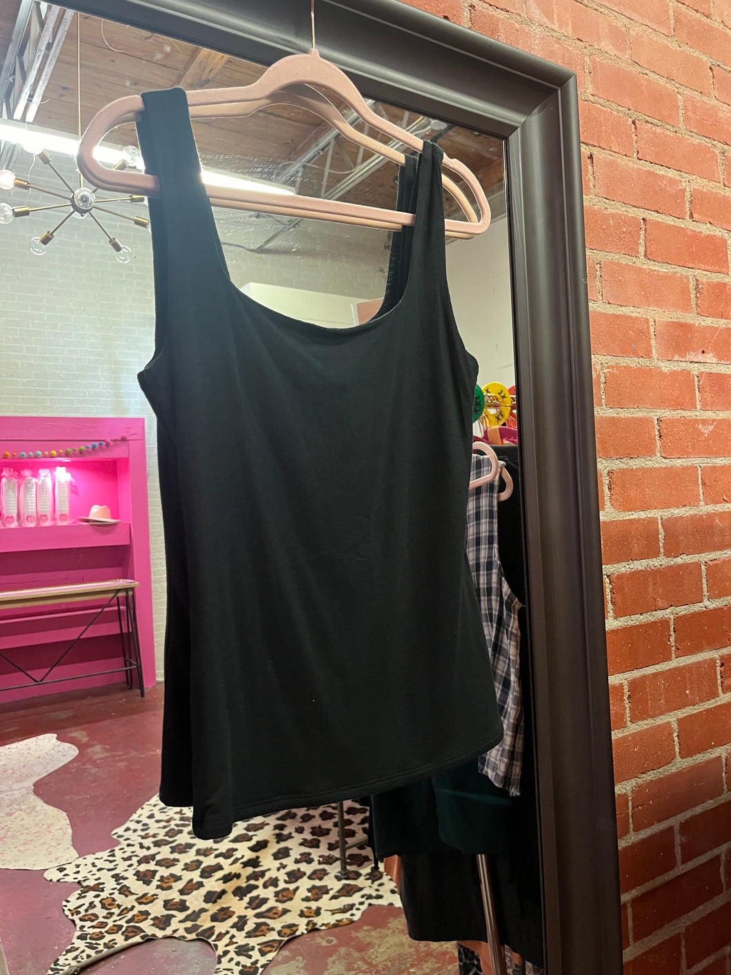 Black wasabi + mint Womens Top, Large