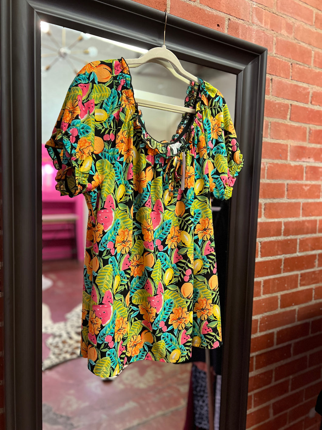 fruit print Cato Womens Top, 18/20