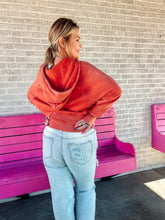 Load image into Gallery viewer, Rust quarter zip pullover
