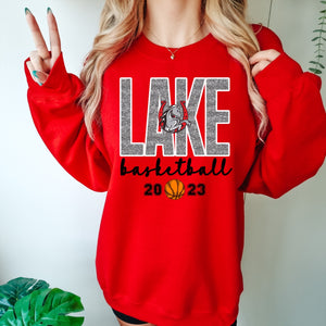 Lake Bronco Cheer Fundraiser Lake Basketball Design