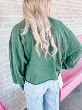 Load image into Gallery viewer, Washed Oversized Long Sleeve Top
