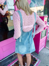 Load image into Gallery viewer, Denim overall dress
