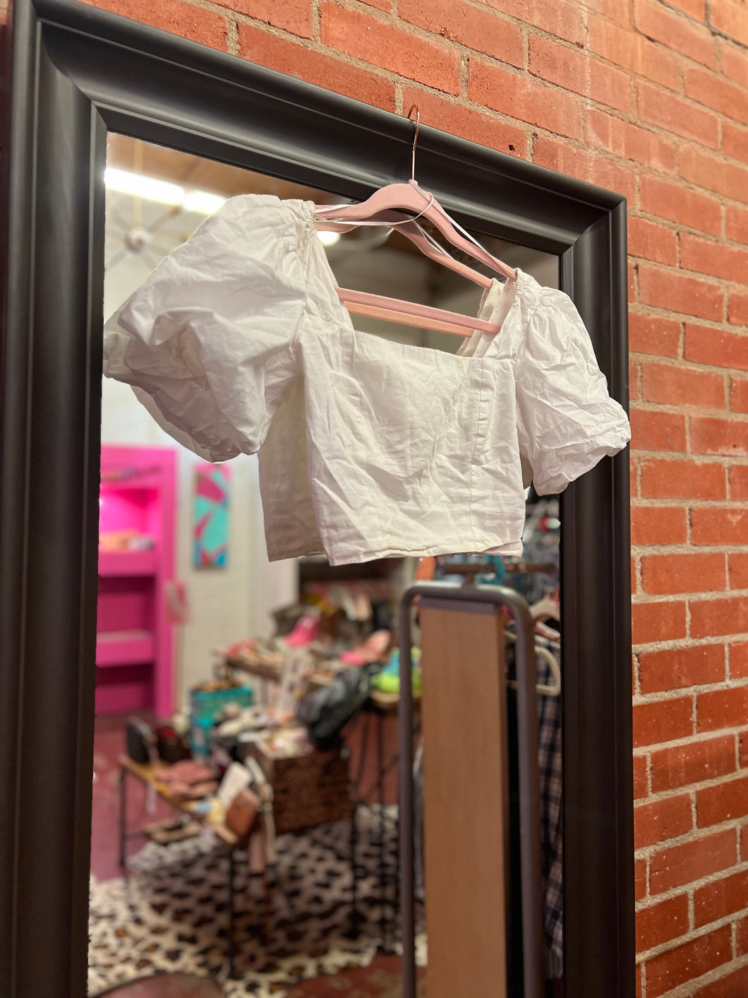 White GB Womens Top, XS