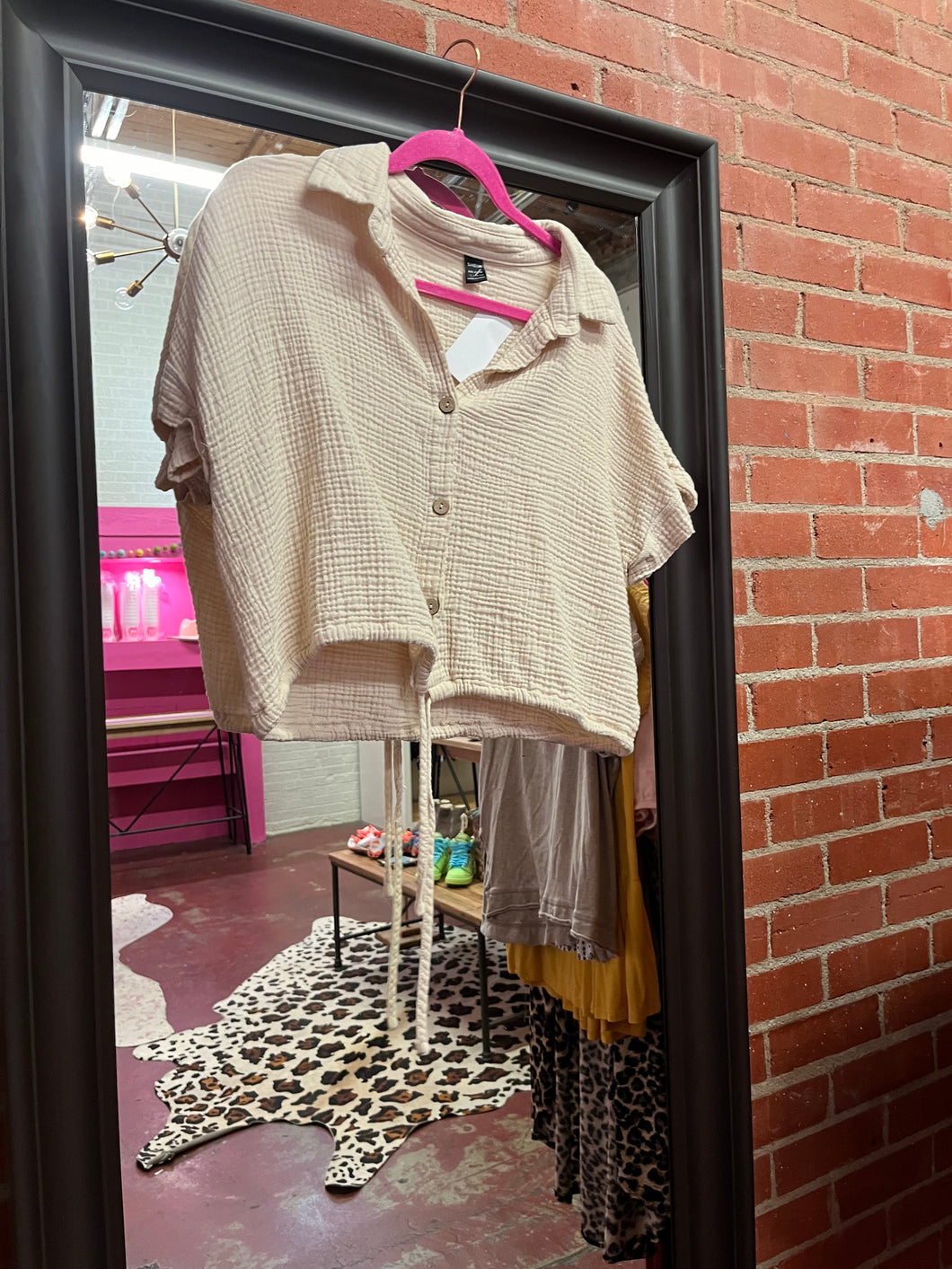 Ivory Shein Womens Top, Large