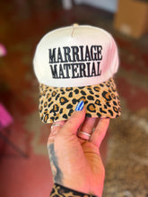 Load image into Gallery viewer, Marriage Material embroidered hat
