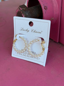 Pearl hoops