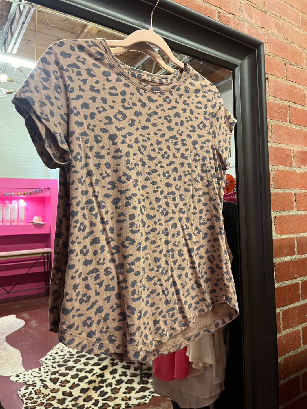 Leopard Abercrombie & Fitch Womens Top, Medium