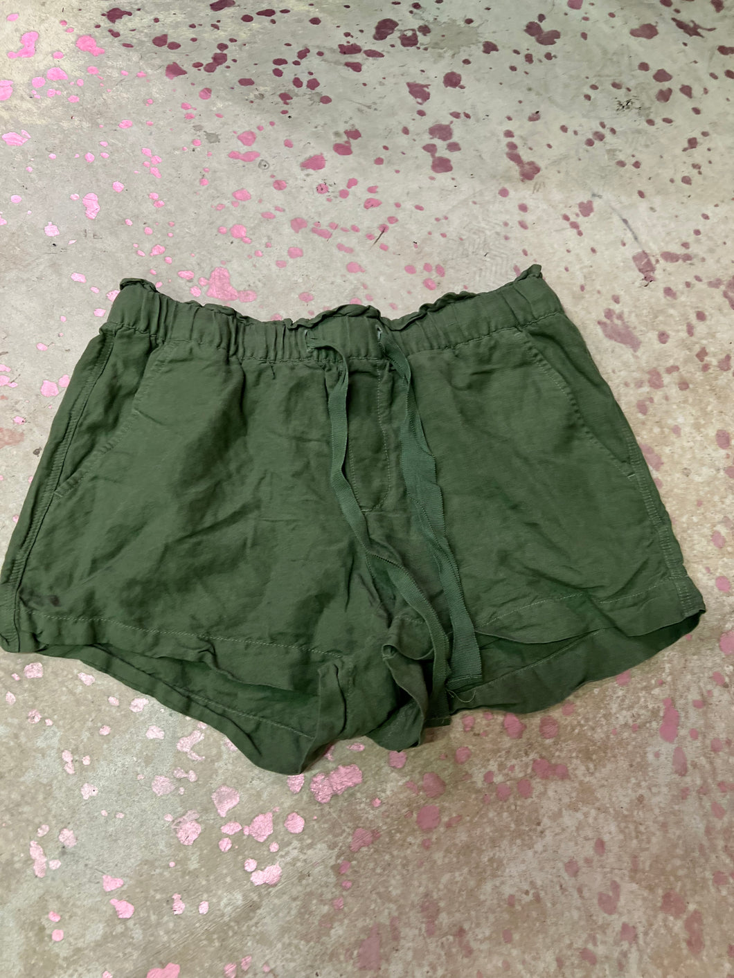 Olive Loft Shorts, Small