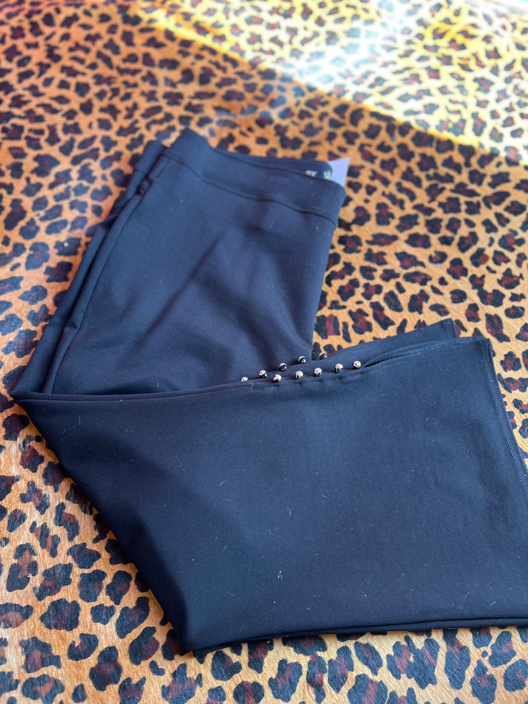 Black Slim Factor womens dress pants, 2XL