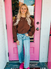 Load image into Gallery viewer, Long Sleeve Cropped Sweatshirt
