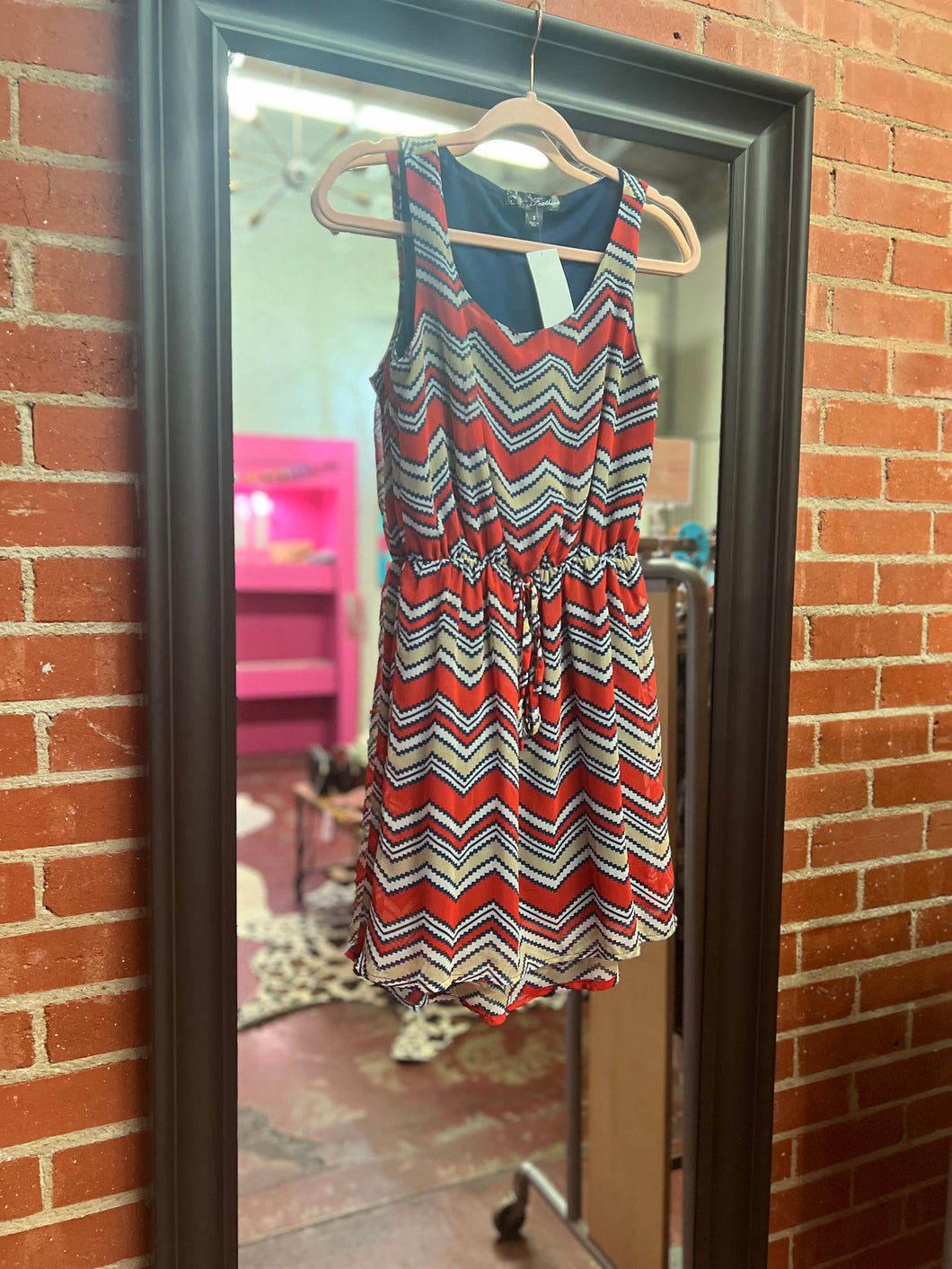 multicolor feathers Womens Dress, Small