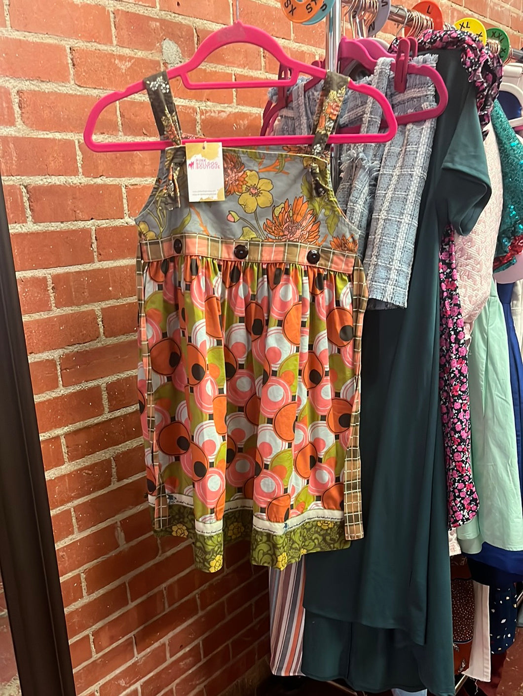 multicolor Matilda Jane kids dress, youth 10